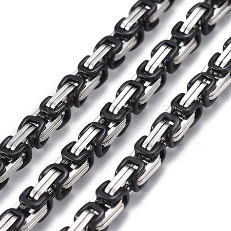 304 Stainless Steel Byzantine Chains CHS-K010-03A-BP-1