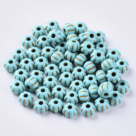 Acrylic Beads X-OACR-S029-115-1