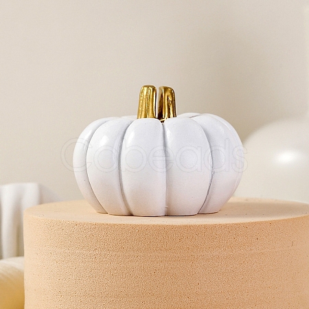 Pumpkin Shape Resin Name Card Holder HULI-PW0002-151B-1