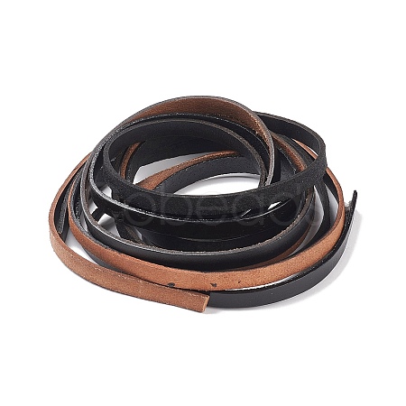 Flat Cowhide Leather Cord WL-XCP0001-09-1