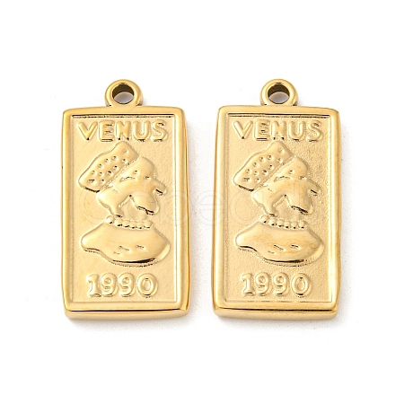 304 Stainless Steel Pendants STAS-L022-210G-1