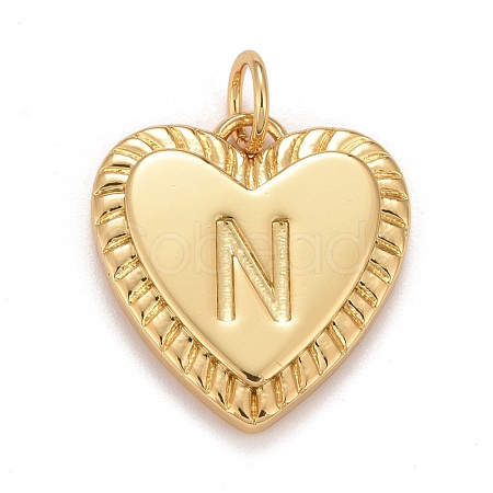 Rack Plating Golden Brass Pendants KK-E260-01G-N-1