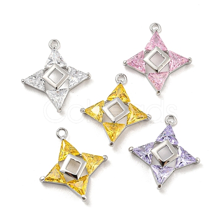 Glass Pendants KK-P258-02P-1