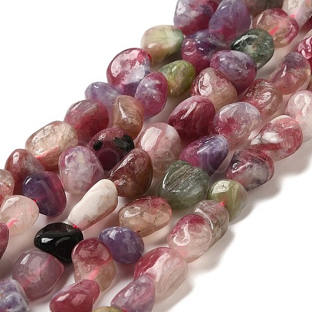 Natural Tourmaline Beads Strands X-G-L608-A08-02-1