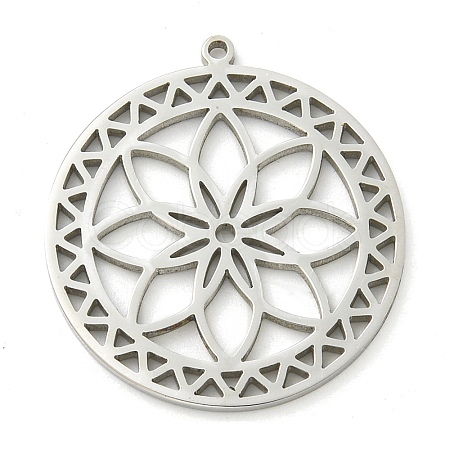 304 Stainless Steel Pendants STAS-S142-04P-1