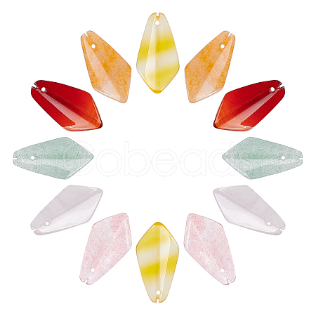 Natural & Synthetic Mixed Gemstone Pendants G-AR0003-46-1
