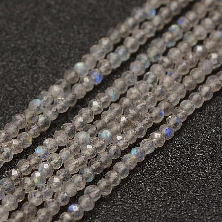 Natural Labradorite Beads Strands G-K182-2mm-25A-1