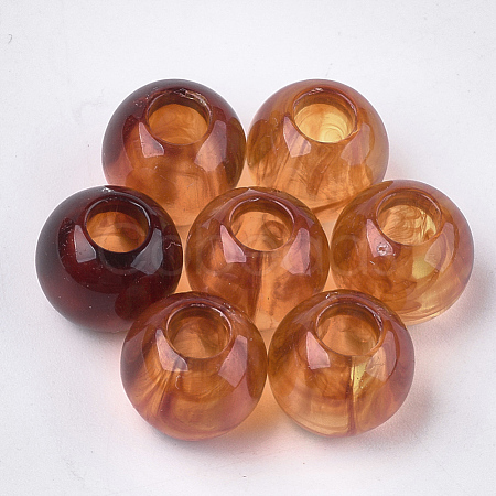 Acrylic European Beads OACR-S029-51I-1