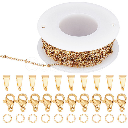 DIY Chain Necklaces Making Kits DIY-SC0020-82-1