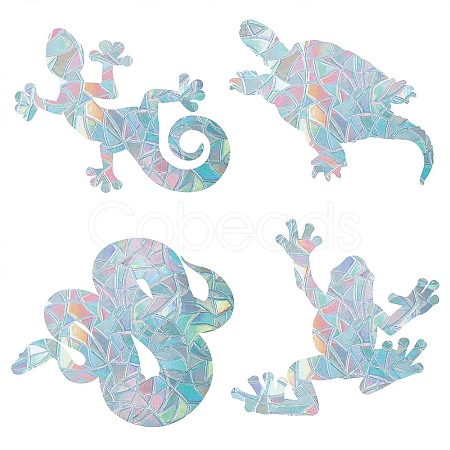 Waterproof PVC Colored Laser Stained Window Film Adhesive Stickers DIY-WH0256-032-1