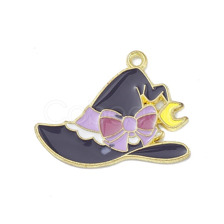 Halloween Alloy Enamel Pendants PALLOY-O108-04LG-02-1