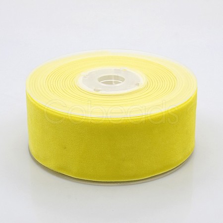 Polyester Velvet Ribbon for Gift Packing and Festival Decoration SRIB-M001-38mm-640-1