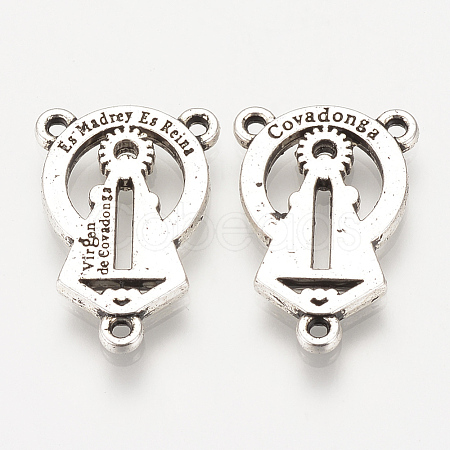 Tibetan Style Alloy Links X-TIBEP-S315-39AS-RS-1