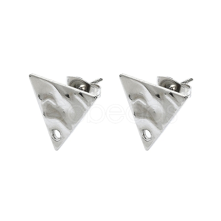 Non-Tarnish 304 Stainless Steel Stud Earring Findings STAS-L024-003P-02-1