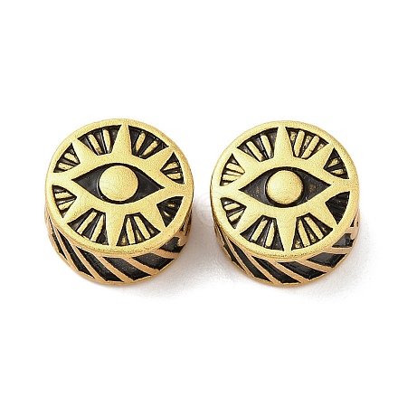 Rack Plating Brass European Beads KK-M245-06MAG-1