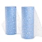 Glitter Sequin Deco Mesh Ribbons, Tulle Fabric, Tulle Roll Spool Fabric For Skirt Making, Light Sky Blue, 6 inch(15cm), about 25yards/roll(22.86m/roll)