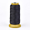 Polyester Thread, for Custom Woven Jewelry Making, Black, 0.25mm, about 700m/roll