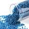 TOHO Round Seed Beads, Japanese Seed Beads, (932) Inside Color Aqua/Capri Lined, 15/0, 1.5mm, Hole: 0.7mm, about 3000pcs/10g