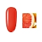 7ml Nail Gel, For Nail Art Design, Orange Red, 3.2x2x7.1cm, net content: 7ml