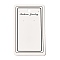 Rectangle Paper One Pair Earring Display Cards with Hanging Hole, Jewelry Display Card for Earrings Storage, White, 10x6x0.05cm, Hole: 2mm