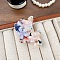 Acrylic Cartoon Dog Alligator Hair Clip, Blue, 55x50mm