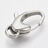 Tarnish Resistant 304 Stainless Steel Lobster Claw Clasps STAS-T033-19-1