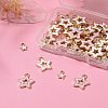 80Pcs 4 Styles Alloy Enamel Pendants ENAM-LS0001-27LG-6