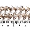 Electroplate Transparent Glass Beads Strands LS-EGLA-A035-T10mm-A22-4