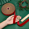 1 Roll 20 Yards Velvet Ribbons SRIB-PH0001-71A-5