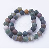 Natural Indian Agate Bead Strands G-G735-01F-10mm-2