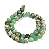 Natural Green Line Jasper  Beads Strands G-B128-A03-04-5
