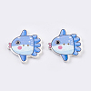 Printed Wooden Buttons BUTT-K007-02-2