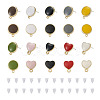 20Pcs 10 Style Alloy Enamel Stud Earring Findings FIND-EL0001-03-2