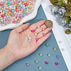 Transparent Crackle Acrylic Beads PACR-PA0001-18A-3