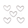 Non-Tarnish 201 Stainless Steel Linking Rings STAS-R111-LA105-01-2