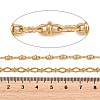 304 Stainless Steel Textured Oval Link Chains CHS-A016-26G-2