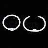 Spray Painted Iron Split Key Rings IFIN-T017-01M-3
