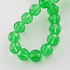 Transparent Glass Bead Strands GLAA-R095-12mm-M-3