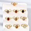304 Stainless Steel Cuff Open Rings for Women GG-CBA7994-01G-1