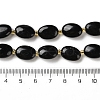 Natural Black Tourmaline Beads Strands G-H005-A17-02-5