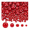 1005Pcs 5 Styles Dyed Natural Wood Beads WOOD-PH0003-42A-6