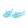 Sea Animal Theme Transparent Resin Pendants RESI-D071-04A-1