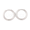 Non-Tarnish Round Ring 304 Stainless Steel Hoop Earrings for Women EJEW-G388-02B-P-1