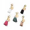Suede Cord Tassel Pendants HJEW-JM00362-M-1