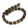 Natural Gold Pyrite/Golden Pyrite Beads Strands G-F833-K01-01-3
