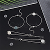 DIY Blank Oval 304 Stainless Steel Link Bracelet Making Kits BJEW-UN00004-2