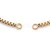 304 Stainless steel Chain Bracelet Making STAS-F118-G-A-2