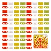 800Pcs 4 Colors 2-Hole Glass Seed Beads SEED-CN0001-04-1