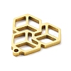 304 Stainless Steel Pendants STAS-D036-05G-2
