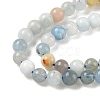 Natural Aquamarine Beads Strands G-D327-A01-5mm-4